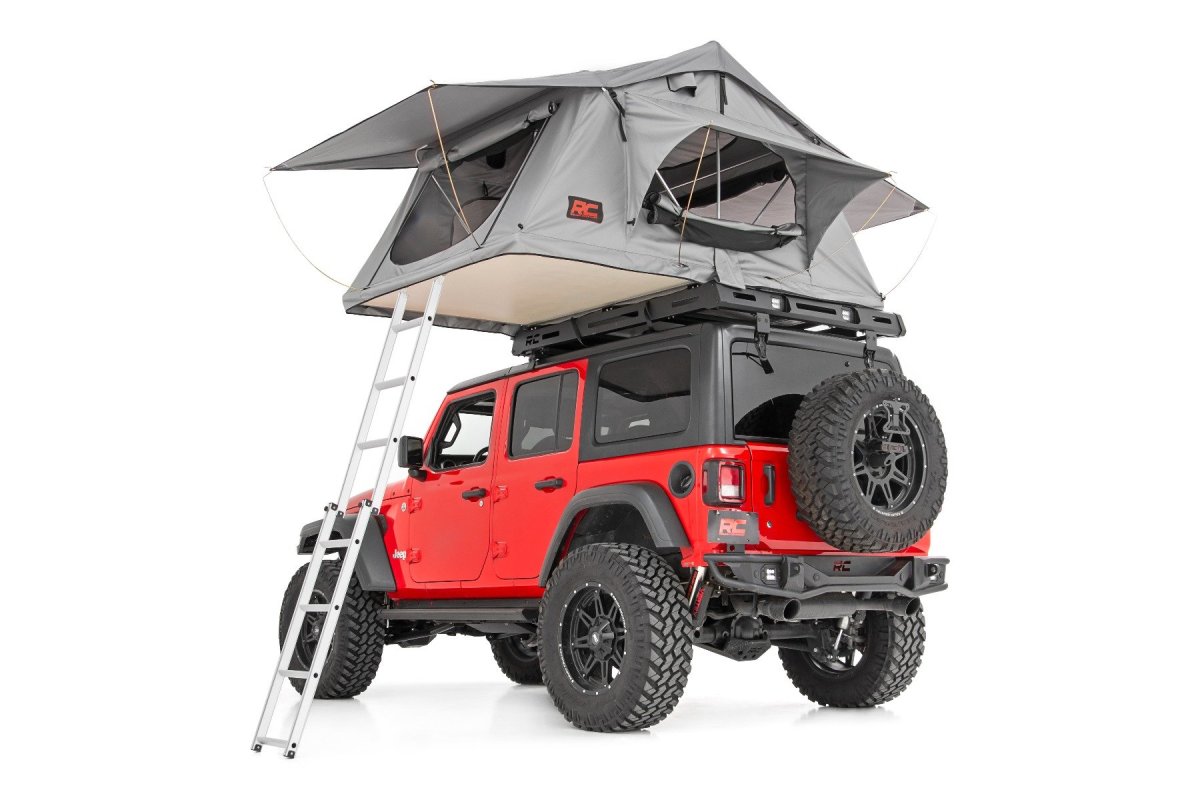 Roof Top Tent - Rough Country - Rack Mount | 12 Volt Accessory & LED Light Kit